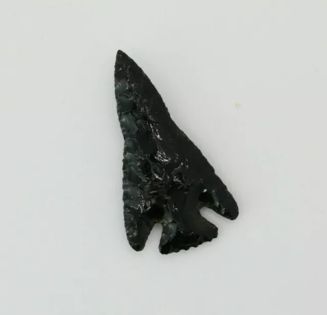 TED ORCUTT NORTHWEST COAST OBSIDIAN FLINT EXOTIC POINT - RARE - CIRCA 1900's