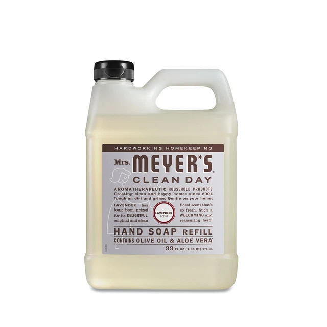 Jabón líquido de manos Clean Day, lavanda, 33 oz, 6/cartón