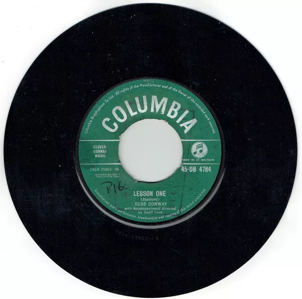 Russ Conway - Lesson One (7", Single)