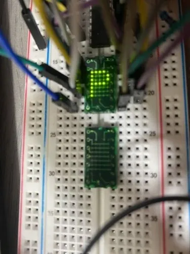 LTP305G (TIL305) 5x7 green dot matrix LED display