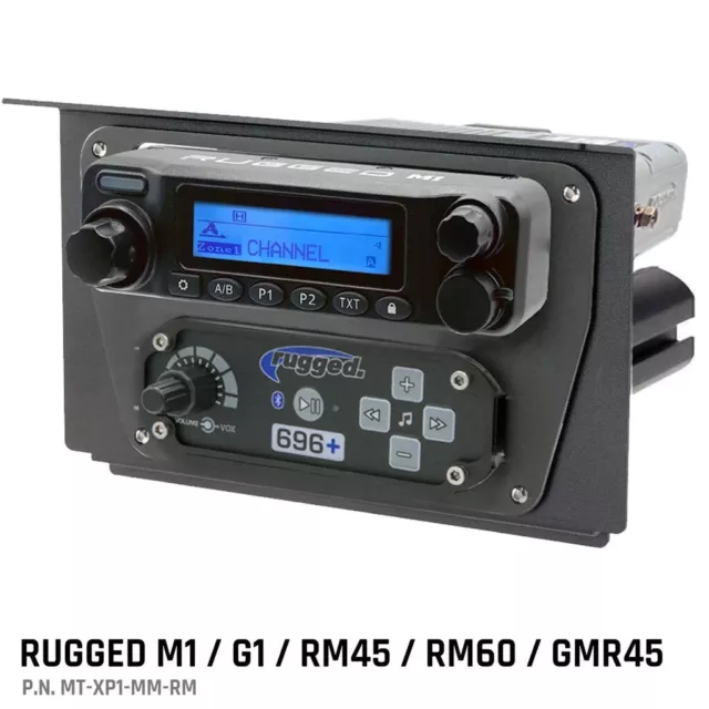 Polaris XP1 Mount Kit for M1 / G1 / RM60 / GMR45 Radio and Rugged Intercom