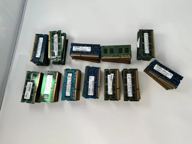 10x 2GB RAM Laptop Memory DDR3 Job Lot .