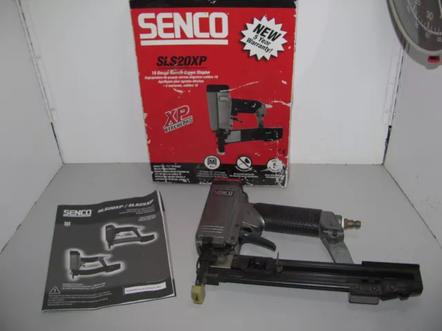 Senco Model SLS20XP 18 Gauge Narrow Crown Stapler Very Good Condition Working