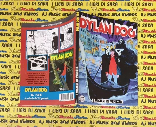 FUMETTO COMICS DYLAN DOG 184 originale I MISTERI DI VENEZIA gennaio 2002 BONELLI