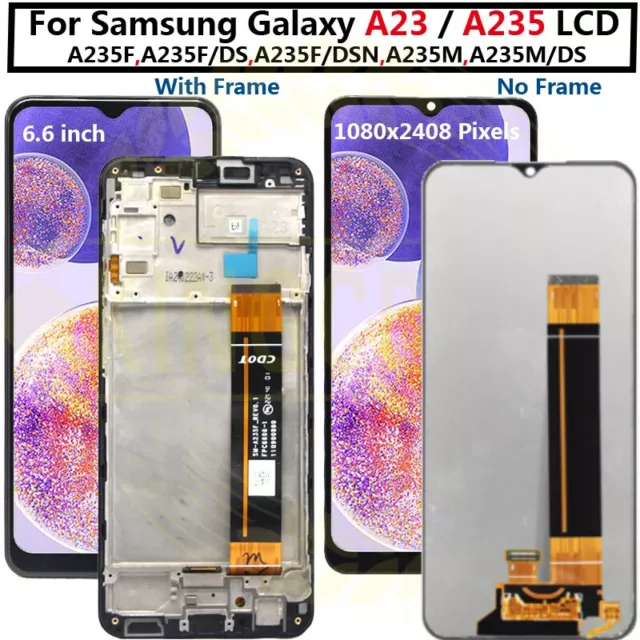 For Samsung Galaxy A23 A235 Replacement LCD Touch Screen No Frame Display UK