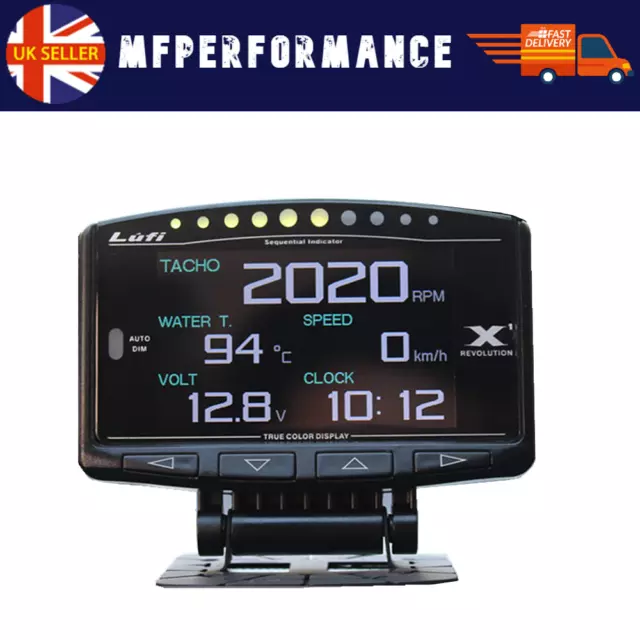 Lufi X1 scan gauge/ultra gauge obd2 digital dash display/fault code reader XS XF