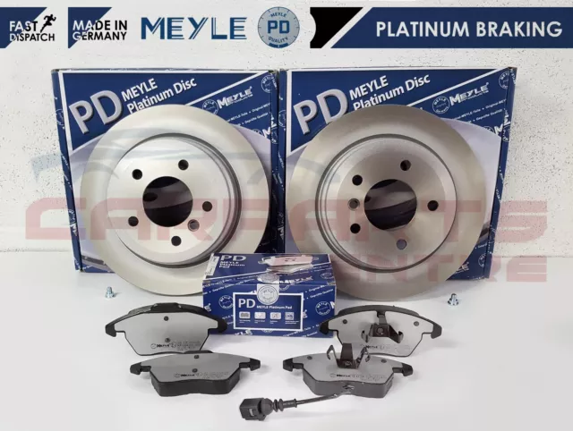 FOR AUDI A3 2.0 TDi TFSI QUATTRO FRONT MEYLE PLATINUM BRAKE DISCS PADS SET 312mm