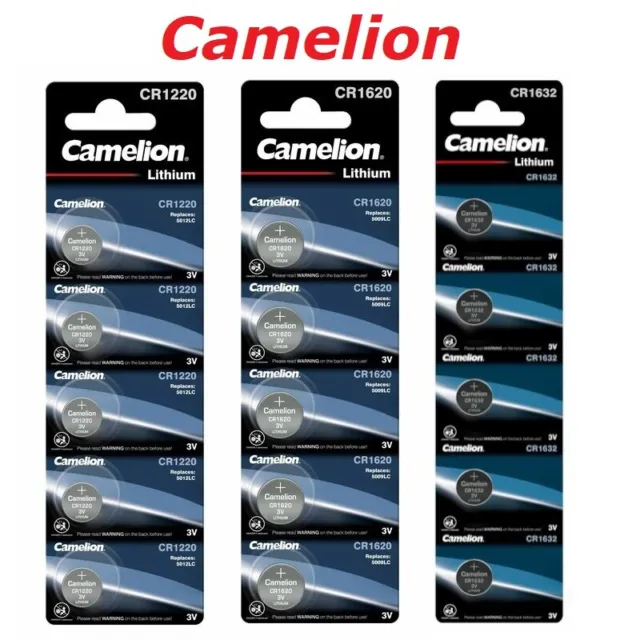 Pile Bouton CAMELION CR1620 / CR 1620 / 3V Lithium / Exp 2032
