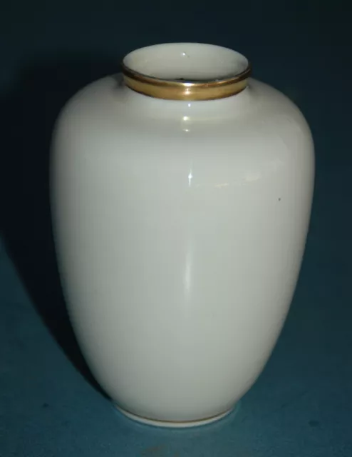 alte Porzellan Vase - Händel Bavaria - mit Goldrand - ca. 10cm