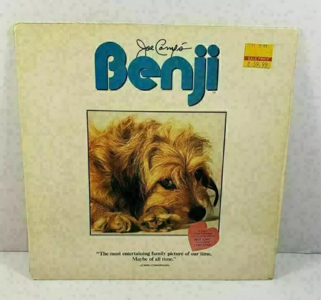 BENJI Laserdisc - RARE Family - Comedy - Inspirational Joe Camp L2