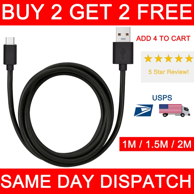 For Samsung Galaxy S23 S23+ S22 S21 S20 Ultra 5G USB Type C Charging Cable Cord
