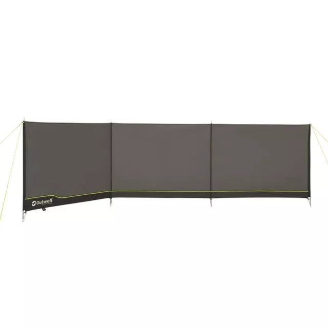OUTWELL CAMPING WINDSCHUTZSCHEIBE WINDSCHUTZ 5x1,25m GRAU ZELTBLOCKER 3x PANEL