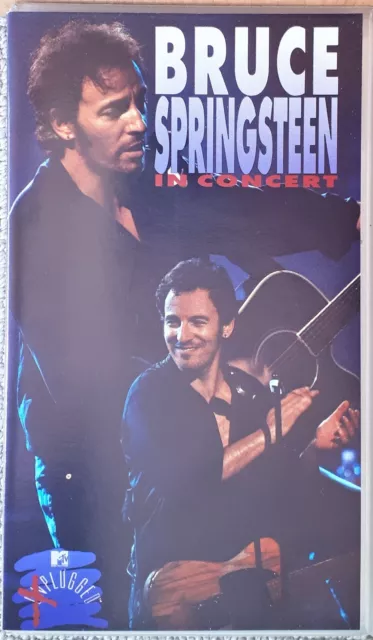 BRUCE SPRINGSTEEN – In Concert / MTV Plugged    1992 VHS VIDEO (PAL)