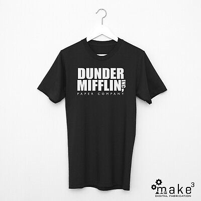 T-shirt Dunder Mifflin (the office Michael Scott Dwight Schrute telefilm tshirt)