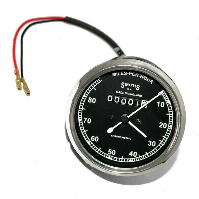 Compteur De Vitesse Vintage Réplica Smith 0-80 MPH - Pinnacle Enterprises - NEUF