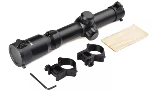 Lunette de visée AIM-O 1-4x24 Tactical Scope Noir Chasse Airsoft