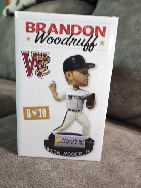 Brandon Woodruff Wisconsin Timber Rattler Bobblehead NIB  Free S/H