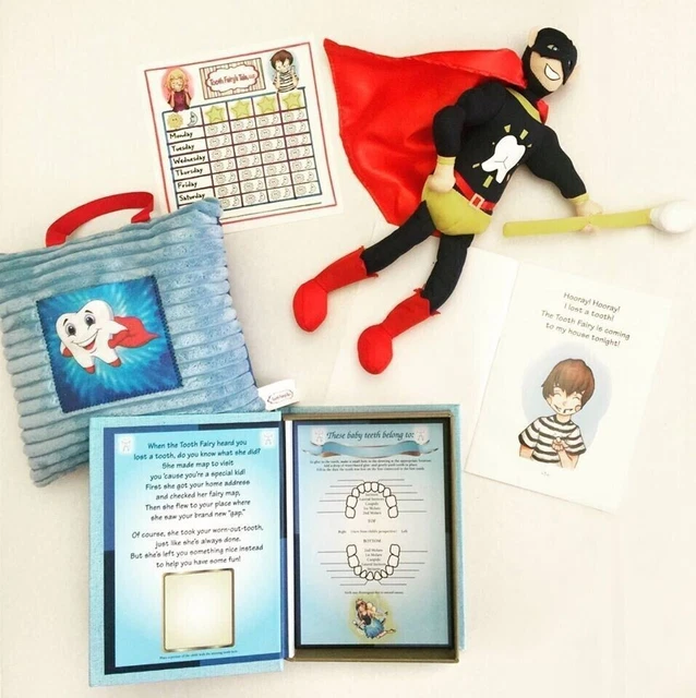 Tooth Fairy Kit for Boys by Tooth Fairy's Tale New Keepsake Cool Tradition