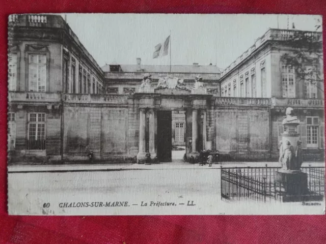 CPA Châlons sur marne (51) la préfecture (1916) Superbe.