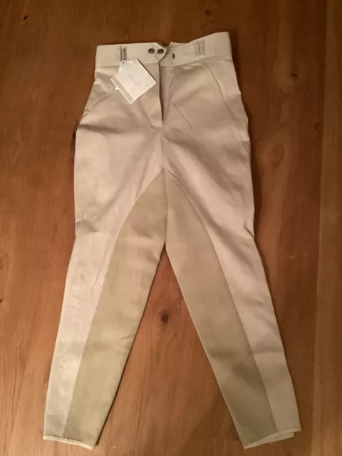 Caldene Vienna  Cream Full Suede Seat High Waisted  Breeches  26”Reg Brand New