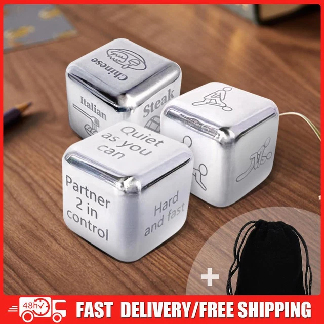 FOOD DECISION DICE Stainless Steel Couple Date Night Ideas Couples