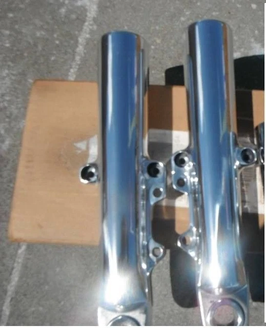 HARLEYDAVIDSON TRI GLIDE Fork Sliders sale no exchange POLISHED 2014