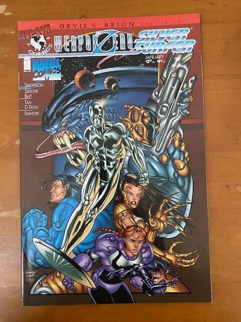 Weapon Zero Silver Surfer #1 January 1996 Marvel Comics Devil's Reign Chapter 1