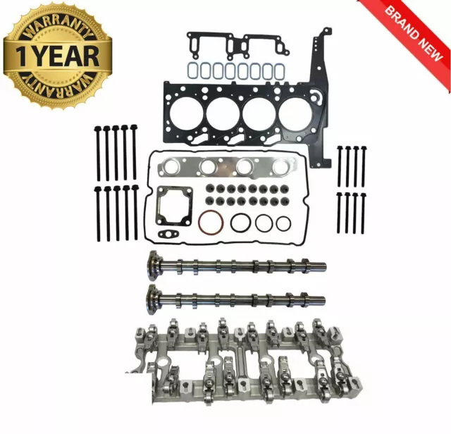 Ford Transit Mk7 2.4 Cylinder Head Rebuild Set 2006 On + Cams Rocker Carrier 2