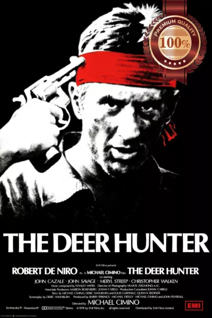 THE DEER HUNTER 1978 70s ORIGINAL OFFICIAL CINEMA MOVIE PRINT PREMIUM POSTER