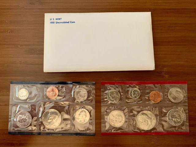 1981 PDS Uncirculated Mint Set