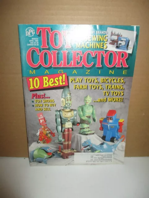 Magazine back Issue: Toy Collector  March/April 1993 Vol. 4 No. 2