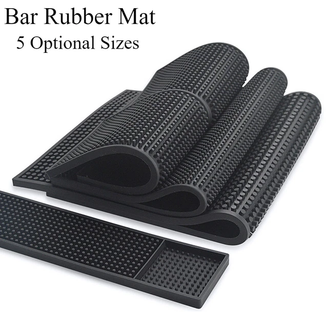 Tapis de service de barre en caoutchouc de silicone