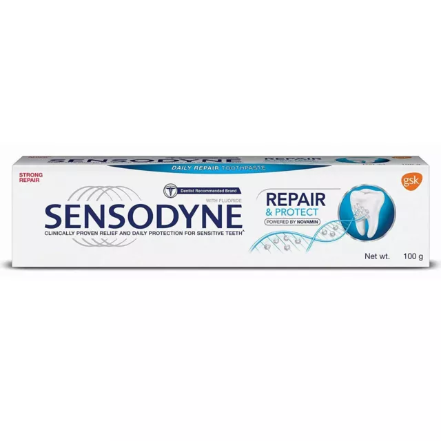 Sensodyne Repair & Protect with NOVAMIN 70 gm (pack of 6) Free Shipping Worldwi