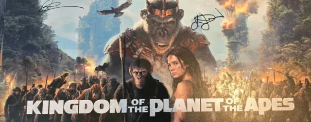 Kingdom of the Planet of the Apes Signed Poster 2024