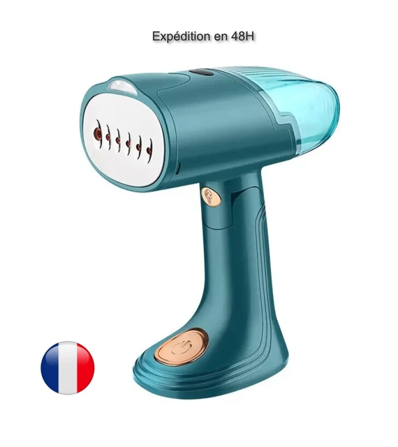 Défroisseur Vapeur Vertical Défroisseur Vapeur QEXREED 1300W - Réservoir 260ML - 2 En 1 Repassage Et Vapeur - Compact Pour Voyage Defroisseur Vapeur Portable