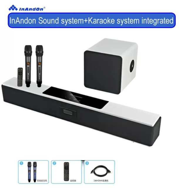 Microphone InAndOn Sound system Audio Karaoke machine Family KTV audio set