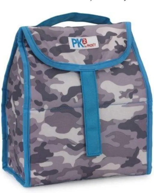 PackIt PK2 Freezable Lunch Bag ( Blue Camo )