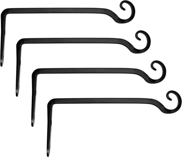 Hanging Plant Bracket 10 Inch Metal Wall Plant Hook Decorative Plant Hanger for