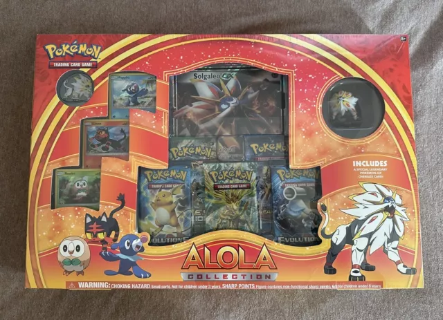 Pokemon Alola Solgaleo Collection Box (New Sealed)