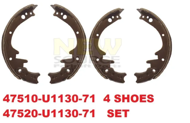 Toyota Forklift Brake Shoe 47510-U1130-71 47520-U1130-71 Set Of 4 Shoes   Sf001