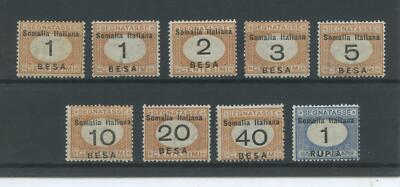 COLONIE SOMALIA 1928 SOVR 3V ** CENTRATO 