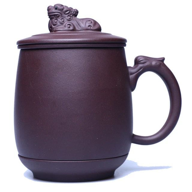 330ml Cinese Yixing Purple Clay Tea Cup Mug Kung Fu Tea Set Infuser Cup