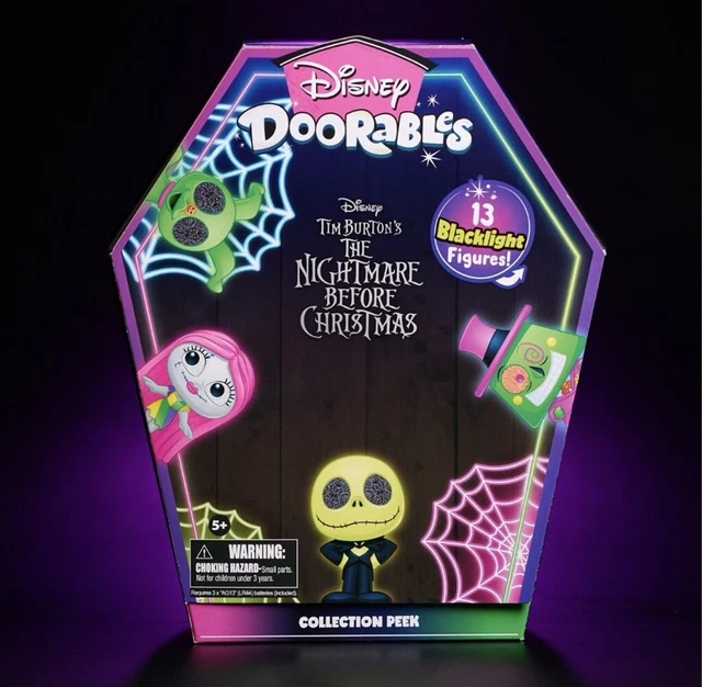 SDCC 2023 UCC Disney’s Nightmare Before Christmas Doorables Black Light