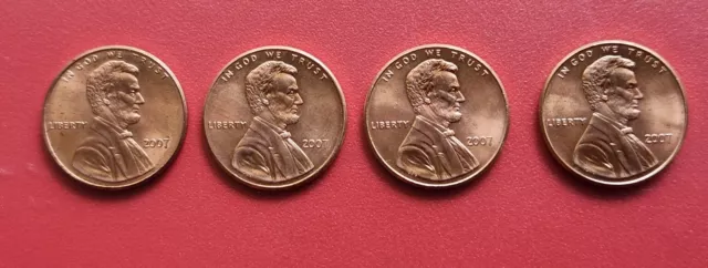 2007  One Cent  Lincoln Memorial  Uncirculated  #1289