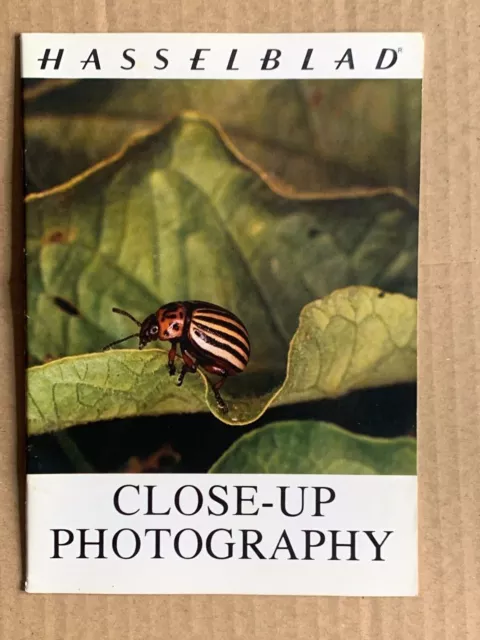 Hasselblad, Close up Photography, 24 Pages, A5 Paper Booklet, 1975