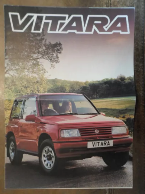 SUZUKI VITARA orig 1993 UK Mkt Large Format Sales Brochure