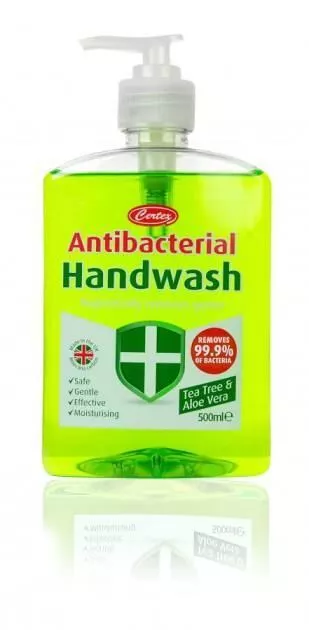 Certex Antibacterial Hand Wash 500ml Tea Tree & Aloe Vera Dispenser