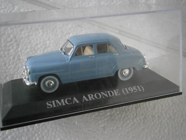 Modèle Réduit Simca Aronde 1951 Bleu - Altaya/Ixo échelle 1/43 - Occasion En Boîte