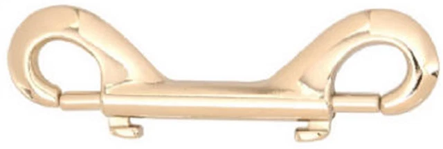 Campbell T7615302 Nickel Finish Zinc Double Ended Bolt Snap 60 lbs. (Pack of 20)