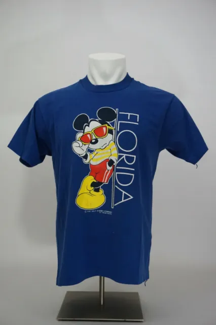 Vintage Disney Cool Mickey Mouse Florida tourist T-shirt, Single stitched Large